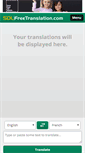 Mobile Screenshot of freetranslation.com